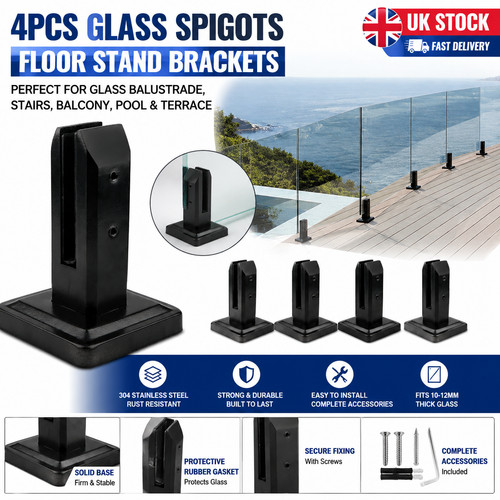 4pcs glass spigots floor - spigots,