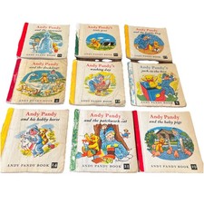 1960s Collectable Andy Pandy Vintage Book Bundle Job Lot Of 9