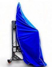 Hardtop Stand Roof Stand Hardtop Trolley with Hardtop Cover Blue Porsche 356