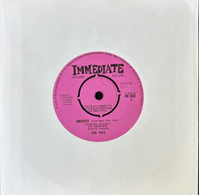 THE NICE 'AMERICA' 7'' SINGLE IMMEDIATE RECORDS MONO IM068 1968 UK FIRST PRESS