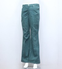 Vintage 1970s Wrangler Women’s Flared Bell Bottom Jeans 11/12 Forest Green USA