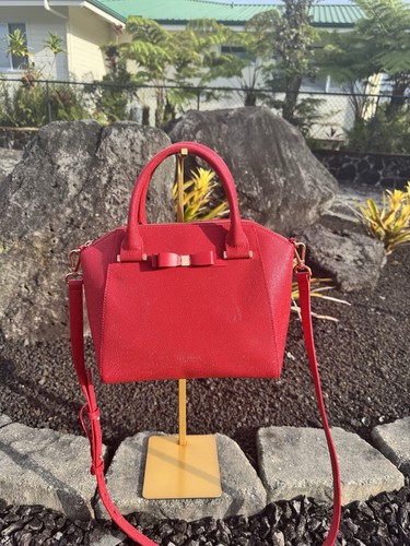 Ted baker red bow satchel - ted,
