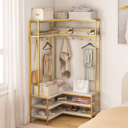 Shaped garment rack - l,