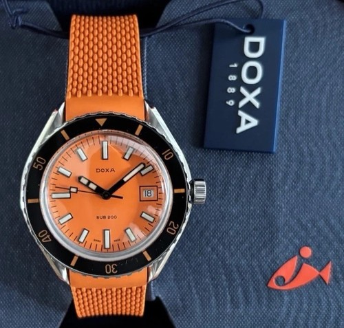 Doxa sub 200 42mm orange - doxa,