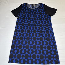 Blue Rain Dress Womens Lg