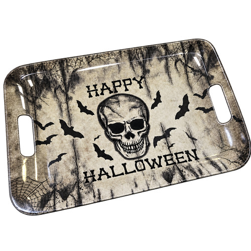 Happy halloween serving tray - happy,