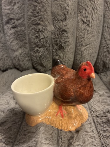 Antique ceramic chicken egg - antique,