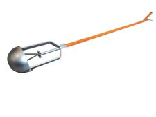 Drain Gully Silt Grab 5"/125mm Round Scoop with 5ft/1500mm Handle Free P&P