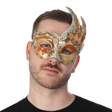 Flame Venetian Mask