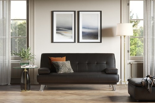 Seater sofa bed - 3, faux