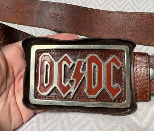 Dsquared rare brass - brass, belt