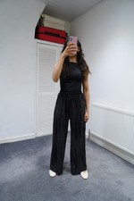 QED London Diamante Wide Leg