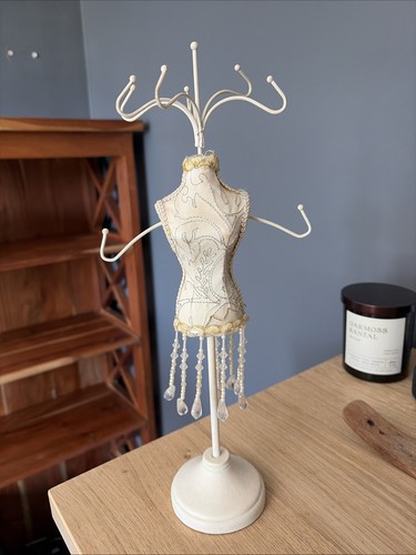 Cream dress jewellery - dress, display
