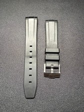Rubber B Strap With Black Stitch Fit For Rolex Sub/ GMT II / Daytona 40mm