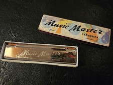 Vintage Music Master Harmonica in Box – UC012 with Unusual Foreign label