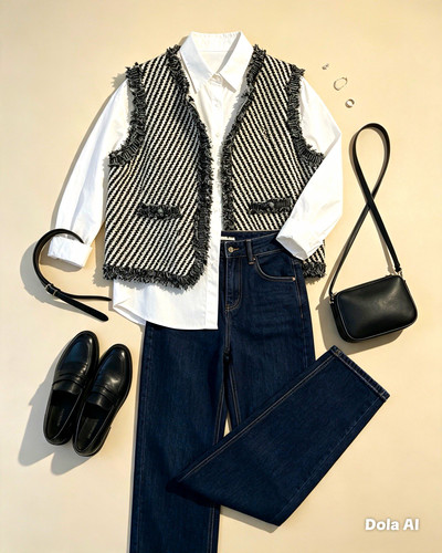 Mint velvet black white - mint,