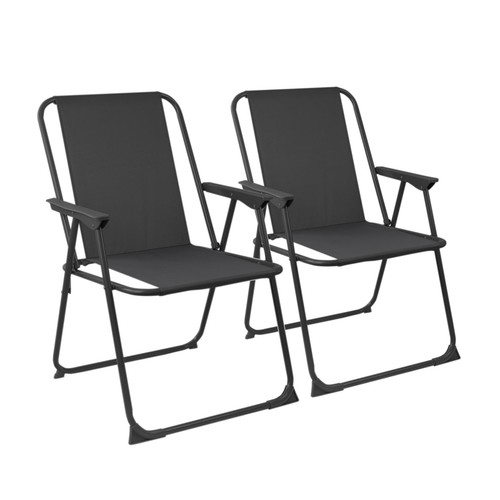 Folding metal beach chairs - metal,