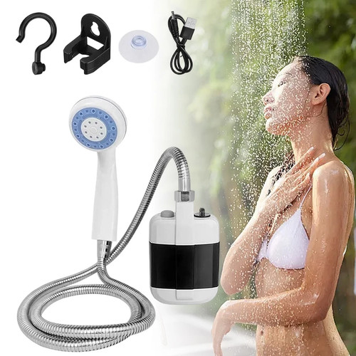 Portable camping shower usb - portable,