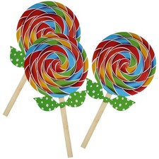  3 Pcs Giant Lollipops Sweet