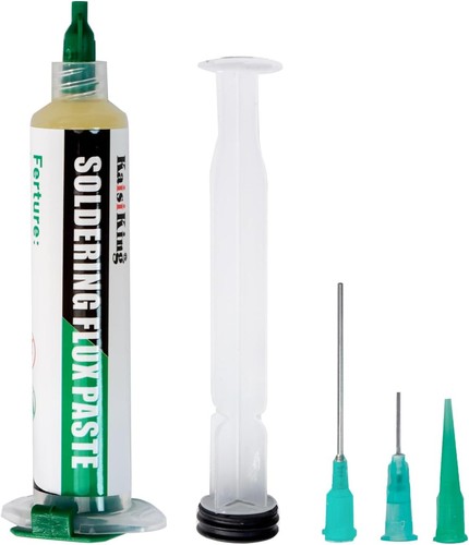 Clean soldering flux - no,