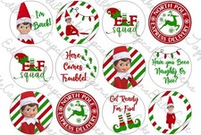 Elf Shelf Cupcake Toppers
