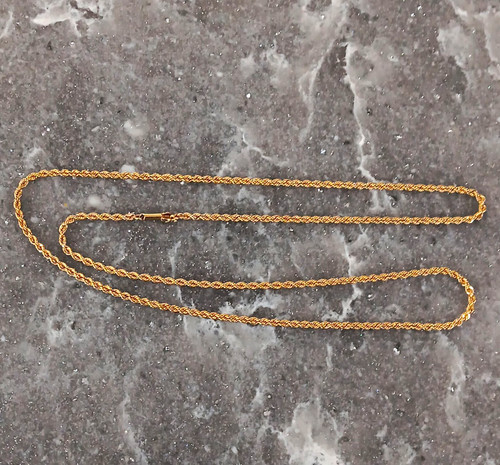 14k gold rope necklace - 14k,