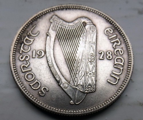 Ireland 1928 silver halfcrown - 1928,