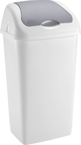 60l plastic swing top bin - 60l,