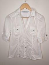 Zara Basic White Short Sleeve