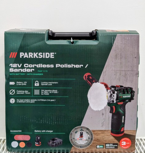 Parkside 12v cordless polisher - parkside,