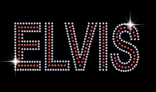 Iron elvis clear red - on,