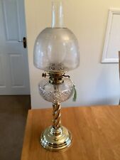 A Messenger Duplex Oil Lamp And Original Shade.        Free U.K. Postage.