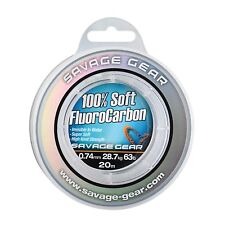 Savage Gear Fluorocarbon Line Soft Invisible UV Resistant Fishing Leader Mono