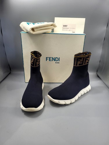 Fendi knitted sock boots - knitted,