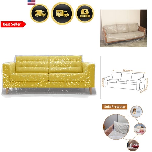 Clear waterproof couch cover - couch,