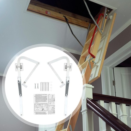 Attic ladder hinge arms - attic,