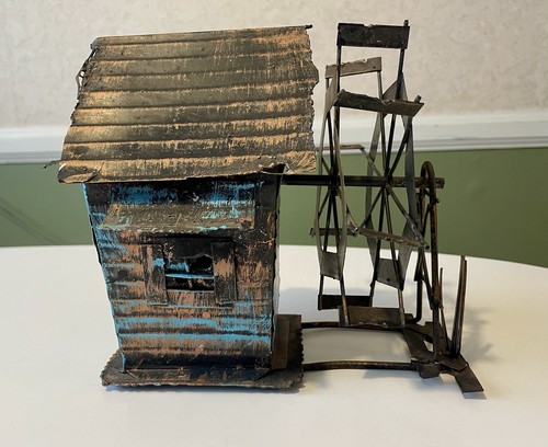 Antique brass tin water - tin,