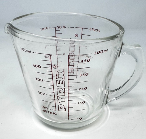 Pyrex 516 vtg clear glass - pyrex,