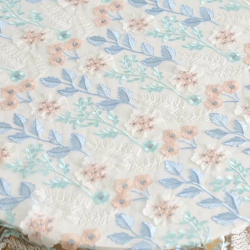 Baby blue pink flower - pink,