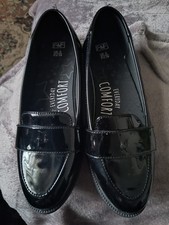 Patent Leather Slip On Shoes