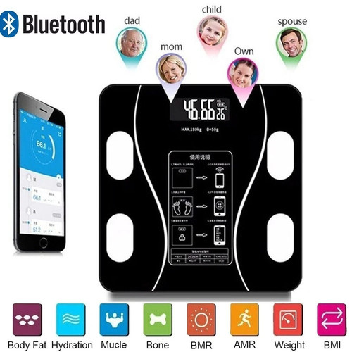 Digital 180kg bathroom scales - 180kg,