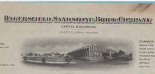 1927 BAKERSFIELD SANDSTONE