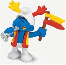 FAN SMURF FOOTBALL SOCCER