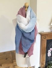 Zara Blue / Pink Linen And