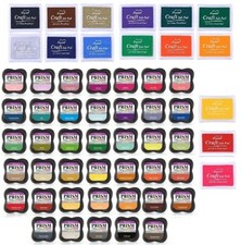 Ink Pad Craft Pigment for Paper Wood Fabric Scrapbook 51 Colours Art InkPad