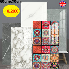 3D Marble Tiles Wall Sticker