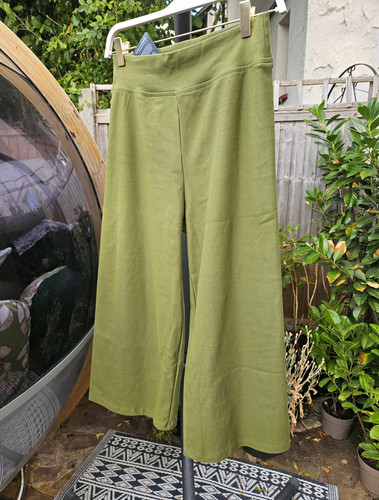 Kim olive green - kim, wide-leg