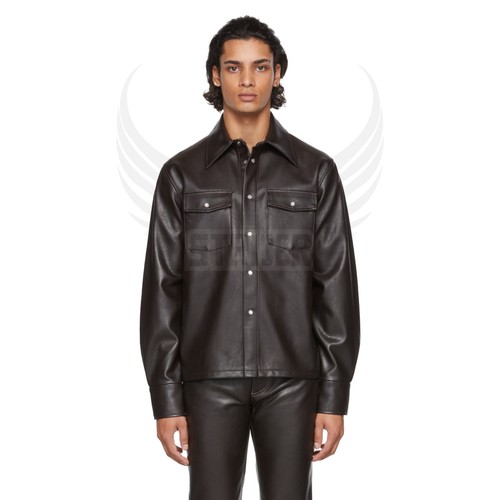 Mens chocolate brown leather - chocolate,