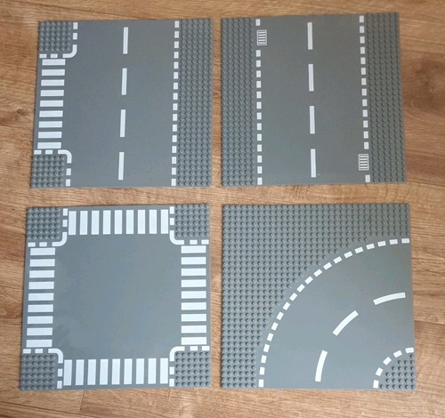 Genuine lego grey road - 4,
