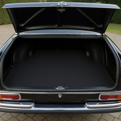 Tailored black trunk - mat, for